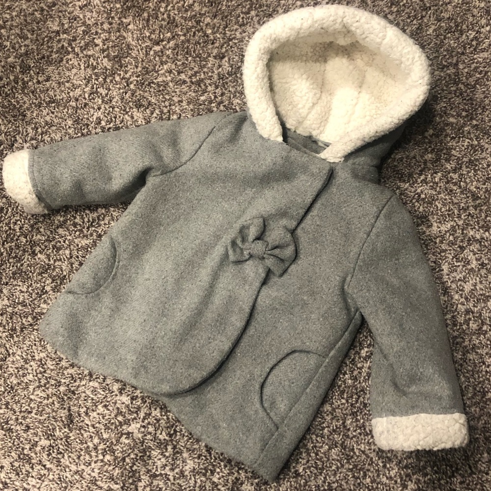 Grey coat